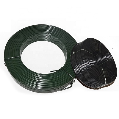 Black pvc coated wire