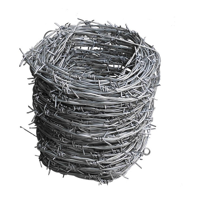 galvanized steel barbed wire